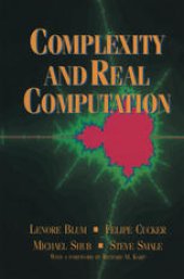 book Complexity and Real Computation