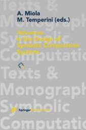 book Advances in the Design of Symbolic Computation Systems