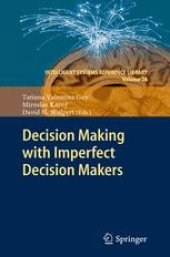 book Decision Making with Imperfect Decision Makers