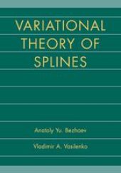 book Variational Theory of Splines