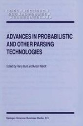 book Advances in Probabilistic and Other Parsing Technologies