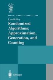 book Randomized Algorithms: Approximation, Generation and Counting