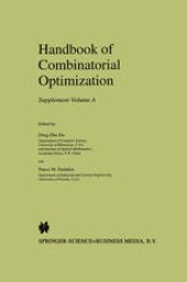 book Handbook of Combinatorial Optimization: Supplement Volume A