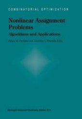 book Nonlinear Assignment Problems: Algorithms and Applications