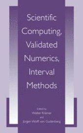 book Scientific Computing, Validated Numerics, Interval Methods