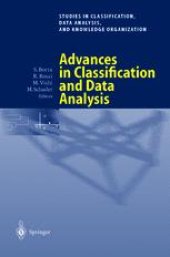 book Advances in Classification and Data Analysis