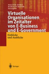 book Virtuelle Organisationen im Zeitalter von E-Business und E-Government: Einblicke und Ausblicke