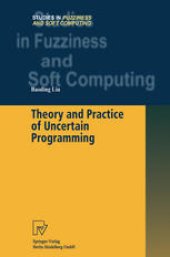 book Theory and Practice of Uncertain Programming