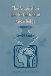 book The Acquisition and Retention of Knowledge: A Cognitive View