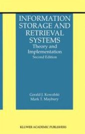 book Information Storage and Retrieval Systems: Theory and Implementation