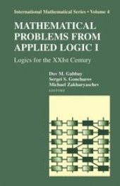 book Mathematical Problems from Applied Logic I: Logics for the XXIst Century