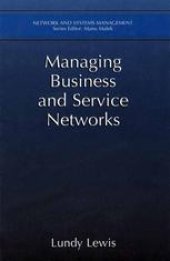 book Managing Business and Service Networks
