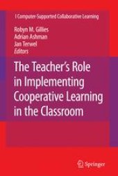 book The Teacher’s Role in Implementing Cooperative Learning in the Classroom