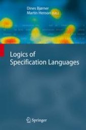 book Logics of Specification Languages