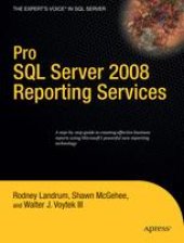 book Pro SQL Server 2008 Reporting Services