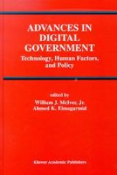 book Advances in Digital Government: Technology, Human Factors, and Policy