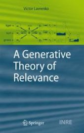 book A Generative Theory of Relevance