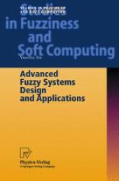 book Advanced Fuzzy Systems Design and Applications