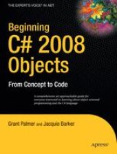 book Beginning C# 2008 Objects: From Concept to Code