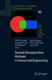 book Domain Decomposition Methods in Science and Engineering