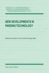 book New Developments in Parsing Technology