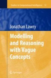 book Modelling and Reasoning with Vague Concepts