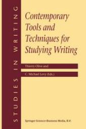 book Contemporary Tools and Techniques for Studying Writing