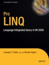 book Pro LINQ: Language Integrated Query in VB 2008