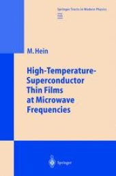 book High-Temperature-Superconductor Thin Films at Microwave Frequencies