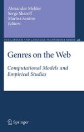 book Genres on the Web: computational models and empirical studies