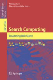 book Search Computing: Broadening Web Search
