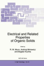 book Electrical and Related Properties of Organic Solids