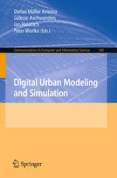 book Digital Urban Modeling and Simulation