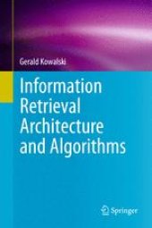 book Information Retrieval Architecture and Algorithms