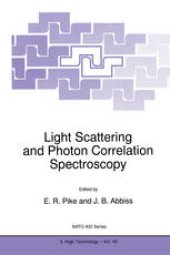 book Light Scattering and Photon Correlation Spectroscopy