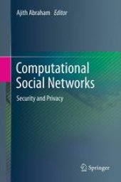 book Computational Social Networks: Security and Privacy