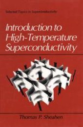 book Introduction to High-Temperature Superconductivity