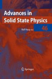 book Advances in Solid State Physics