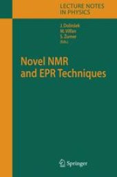 book Novel NMR and EPR techniques