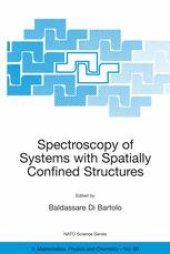 book Spectroscopy of Systems with Spatially Confined Structures