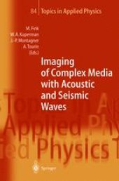 book Imaging of Complex Media with Acoustic and Seismic Waves