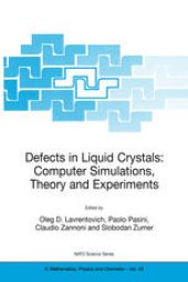 book Defects in Liquid Crystals: Computer Simulations, Theory and Experiments