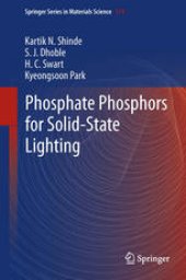 book Phosphate Phosphors for Solid-State Lighting