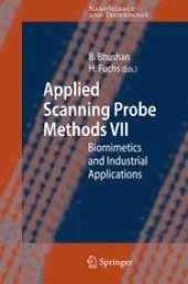 book Applied Scanning Probe Methods VII: Biomimetics and Industrial Applications