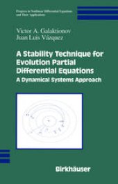 book A Stability Technique for Evolution Partial Differential Equations: A Dynamical Systems Approach