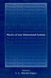 book Physics of Low Dimensional Systems