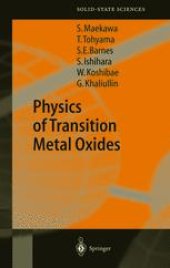 book Physics of Transition Metal Oxides