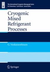 book Cryogenic Mixed Refrigerant Processes