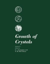 book Growth of Crystals