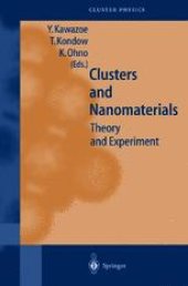 book Clusters and Nanomaterials: Theory and Experiment